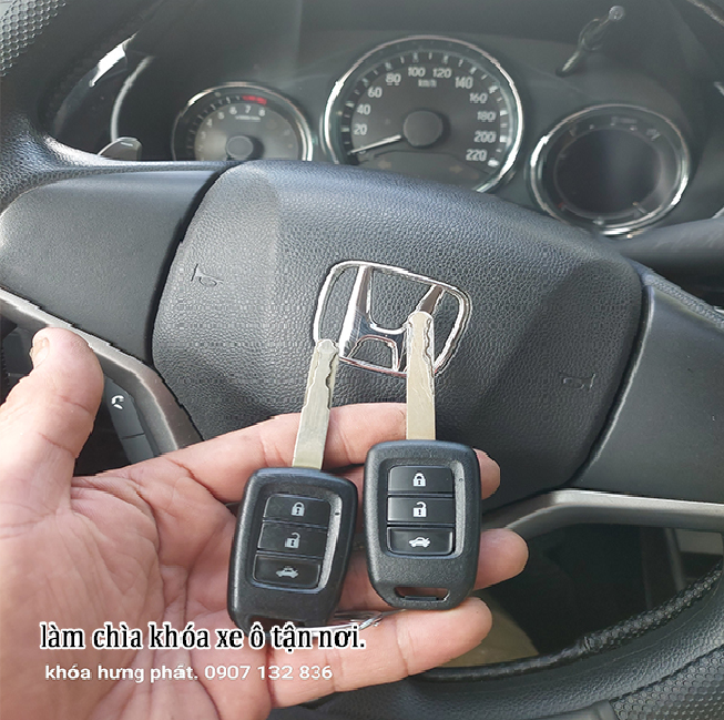 CHÌA KHÓA HONDA CITY 2015 - 2016