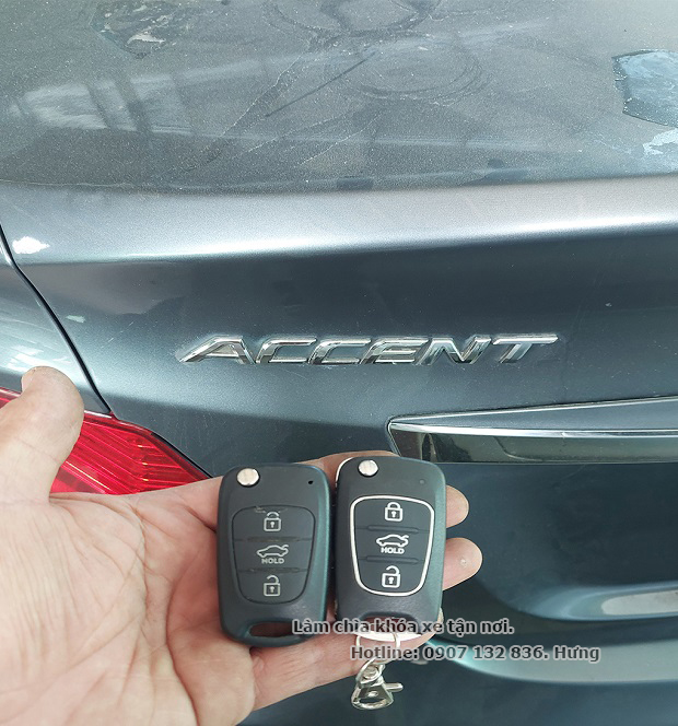 Chìa Khóa Hyundai Accent - I10 - Santafe.. 