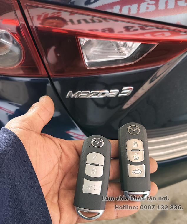 Chìa Khóa Smartkey Mazda 3 - Mazda 6 - Mazda 2.