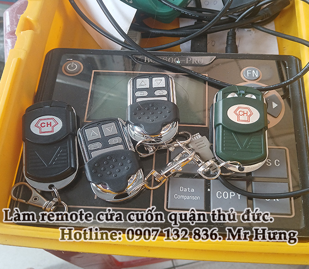 Làm Remote Cửa Cuốn Quận Thủ Đức