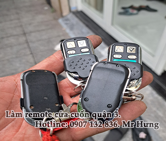 Làm Remote Cửa Cuốn Tại Nhà Quận 3
