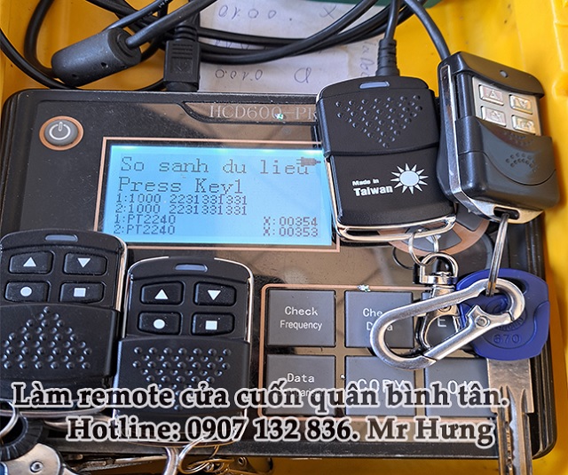 Làm Remote Cửa Cuốn Quận Bình Tân