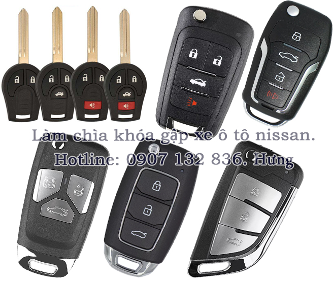 Làm Chìa Khóa Gập Hãng Xe Nissan Tại Sài Gòn